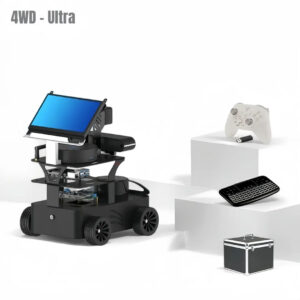 ROS2 Autonomous Mobile Robot Platform for Embodied AI, SLAM, Navigation and LLM Research（4WD-Pi5 -8GB)